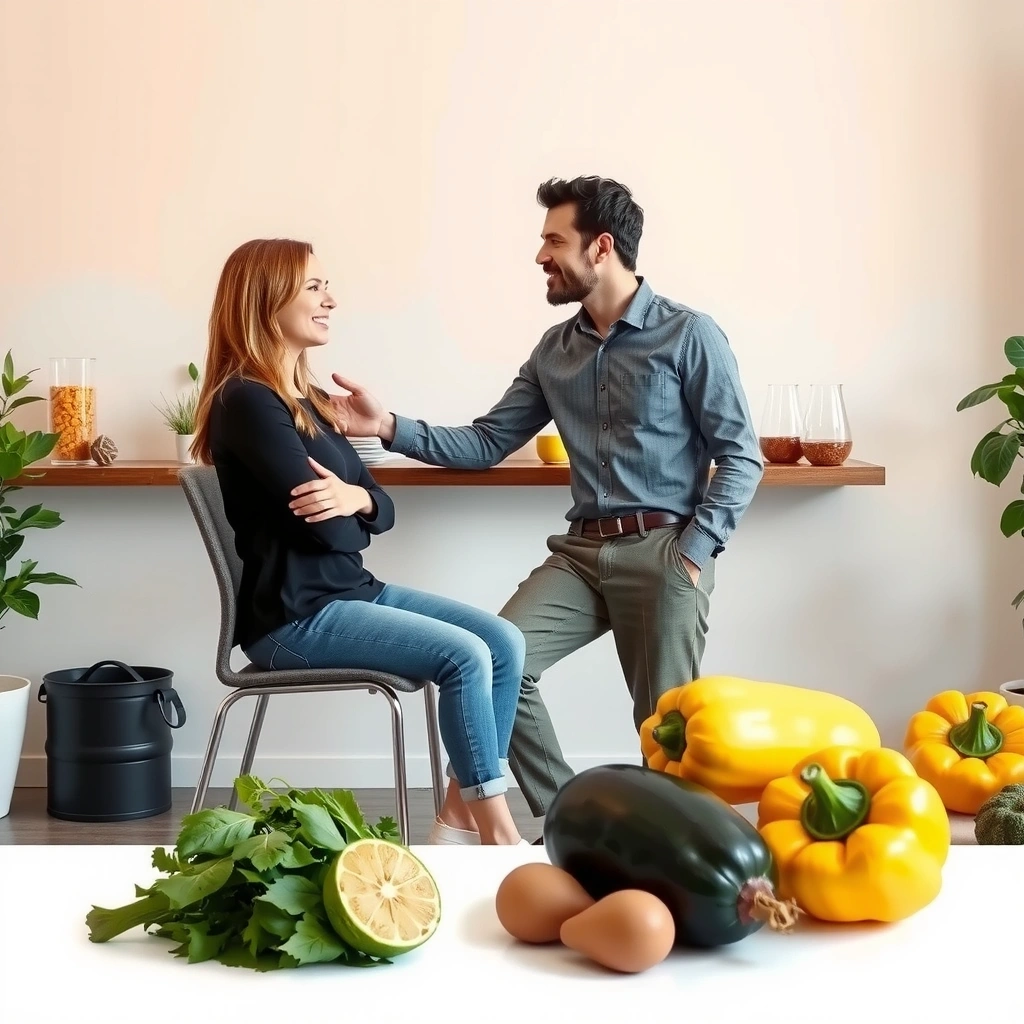 Ernährungsberaterin mit Kunden bei Beratungsgespräch